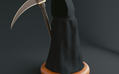 Grim reaper depicting the fear of death